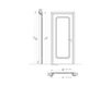Схема Дверь деревянная Villa D'este New design porte 700 763/QQ/A Классический / Исторический / Английский