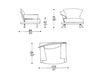 Схема Кресло SUPER ROY IL Loft Armchairs SR09 180см Лофт / Фьюжн / Винтаж / Ретро