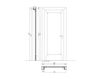 Схема Дверь деревянная Giorgione New design porte 500 1203/QQ Классический / Исторический / Английский