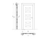 Схема Дверь деревянная P. Klee New design porte 500 925/QQ/09 Классический / Исторический / Английский