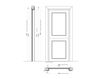 Схема Дверь деревянная Giudetto New design porte Metropolis 1011/QQ/A 3 Классический / Исторический / Английский