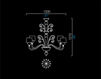 Схема Люстра Tangeri Barovier&Toso Candeliers 5604/16/OO/NN Классический / Исторический / Английский