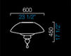 Схема Светильник Topkapi Barovier&Toso Ceiling Lamp 7093/60/BC Ар-деко / Ар-нуво / Американский