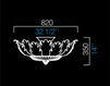 Схема Люстра Palace Barovier&Toso Ceiling Lamp 5369/CR Классический / Исторический / Английский