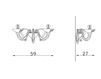Схема Бра Trama Zonca 45 Contract 32375/102/BL Классический / Исторический / Английский