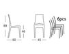 Схема Стул Scab Design / Scab Giardino S.p.a. Marzo 2360 183 Современный / Скандинавский / Модерн