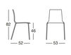 Схема Стул ALICE CHAIR Scab Design / Scab Giardino S.p.a. Marzo 2675 VL 15 Современный / Скандинавский / Модерн