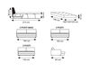 Схема Диван Verysofa S.R.L. Sofa-bed LINEA 2P SOFABED Современный / Скандинавский / Модерн
