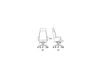 Схема Кресло Grace Vigano Office Office GD3H Cat.B (Black) Современный / Скандинавский / Модерн