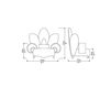 Схема Кресло Sicis Home LYS DE FRANCE Лофт / Фьюжн / Винтаж / Ретро
