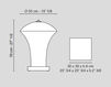 Схема Лампа настольная EXCLAMATION SMALL VGnewtrend Lighting 7511172.98 Восточный / Японский / Китайский