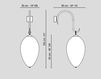 Схема Светильник настенный ARABESQUE EGG VGnewtrend Lighting 7511133.98 Восточный / Японский / Китайский