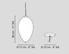 Схема Светильник EGG VGnewtrend Lighting 7511331.98 Восточный / Японский / Китайский