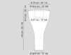 Схема Кашпо Tippy VGnewtrend Home Decor 7521430.95 Минимализм / Хай-тек