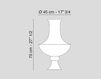 Схема Ваза Ares VGnewtrend Home Decor 5001606.95 Современный / Скандинавский / Модерн