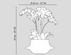 Схема Ваза Phalenopsis VGnewtrend Home Decor 1141375.95 Современный / Скандинавский / Модерн