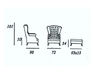 Схема Кресло Origgi Office Armchairs 63 Классический / Исторический / Английский
