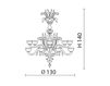 Схема Люстра DUCALE Mazzega1946 Veneziani 8002/16 Современный / Скандинавский / Модерн