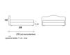 Схема Кровать Citterio Meda Beds ARIEL capitonnè 240CLML 2 Современный / Скандинавский / Модерн