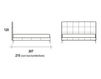 Схема Кровать Citterio Meda Beds DAMA 273LML 1 Современный / Скандинавский / Модерн