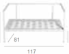 Схема Кресло для террасы Tribu Natal Alu Sofa 05902-00 C05902W Современный / Скандинавский / Модерн
