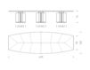 Схема Стол для конференц-залов Polflex 2014 537A Современный / Скандинавский / Модерн