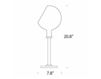 Схема Лампа настольная PAROLA  Fontana Arte Table F265805100AMNE Минимализм / Хай-тек