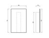 Схема Полотенцесушитель Rectangle MG 12 I Geometrici T0200.220.01 Современный / Скандинавский / Модерн