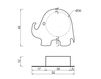 Схема Полотенцесушитель Elephant MG 12 Kids T0103.220.01 Современный / Скандинавский / Модерн