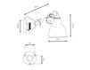 Схема Светильник настенный La Lampe Gras by DCW éditions GRAS LAMPS 304 SW WH-WH Современный / Скандинавский / Модерн