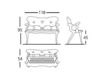 Схема Скамейка CALVET B.D (Barcelona Design) ART MG0008 Лофт / Фьюжн / Винтаж / Ретро