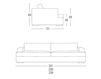 Схема Диван Kolossal Zandarin Exellence KOLOSSAL GRAND SOFA' 301X131 2 SEDILI Классический / Исторический / Английский