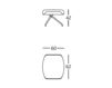 Схема Композиция LOUNGER B.D (Barcelona Design) ARMCHAIRS LOUNGER Armchair + Footstool Swivel structure Лофт / Фьюжн / Винтаж / Ретро