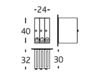 Схема Почтовый ящик MAILBOX B.D (Barcelona Design) ACCESSORIES BZ0497 Лофт / Фьюжн / Винтаж / Ретро