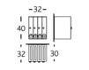 Схема Почтовый ящик MAILBOX B.D (Barcelona Design) ACCESSORIES BZ0498 Лофт / Фьюжн / Винтаж / Ретро