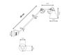 Схема Светильник настенный La Lampe Gras by DCW éditions GRAS LAMPS 304 L 60 BL-COP-WH Современный / Скандинавский / Модерн