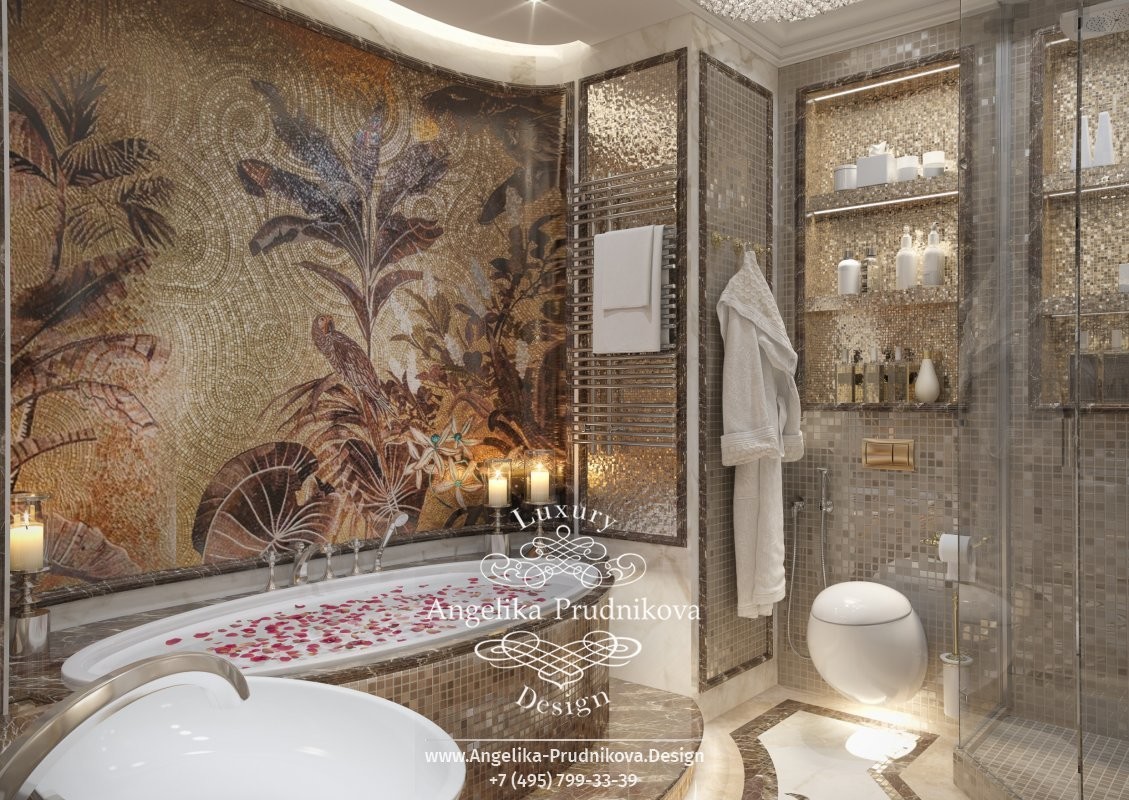 Дизайн и�нтерьера ванной комнаты | 200+ фото новинок 2023-2024